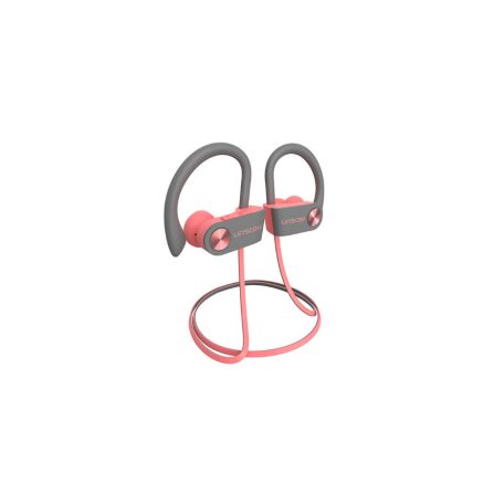 Letscom U8I Bluetooth 5.0 sztereó sport pink-szürke headset prémium tokkal