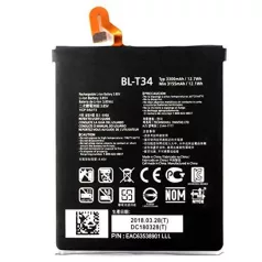   LG BL-T34 gyári akkumulátor Li-Ion Polymer 3520 mAh (V30 (H930))