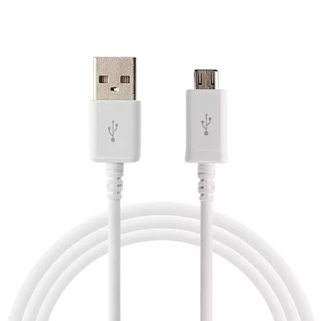 Huawei CP70 (C02450768A) gyári USB - micro USB fehér adatkábel 1m
