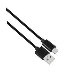 Utángyártott USB - Type-C fekete adatkábel 2A 1m