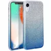 Shining Glitter tok - Huawei Y5 (2019) / Honor 8S / Honor 8S (2020) ezüst - kék csillogó tok