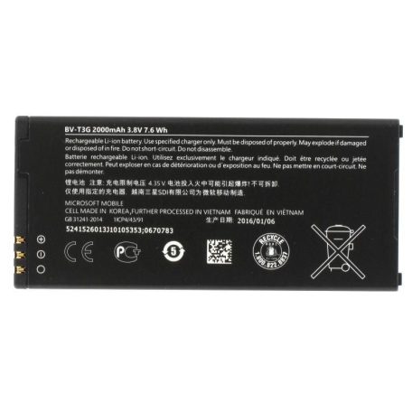 Microsoft BV-T3G gyári akkumulátor Li-Ion 2000mAh (Lumia 650)