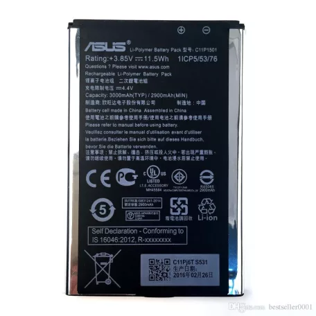 Asus C11P1501 gyári akkumulátor Li-Polymer 3000mAh (Zenfone 2 Laser ZE550KL)
