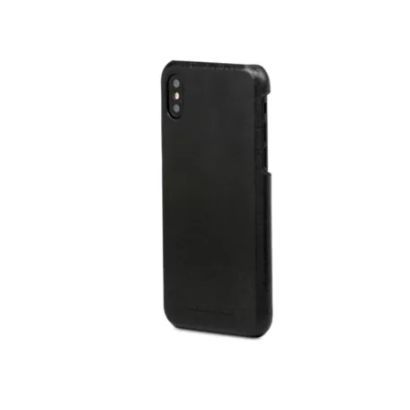 debramante1928 Apple iPhone X / XS bőr hátlapvédő tok fekete
