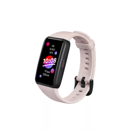 Honor Band 6 okoskarkötő korall pink