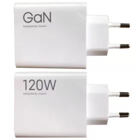   GaN Xiaomi MDY-14-EE gyári hálózati fehér gyors (Turbo) PD töltőfej 6A 120W