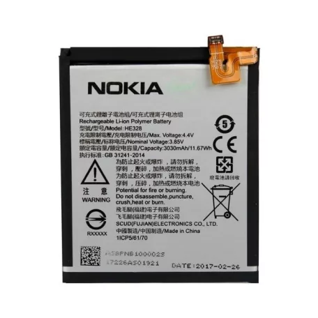 Nokia HE328 gyári akkumulátor Li-Ion 3030mAh (Nokia 8)