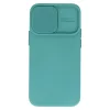 Camshield Soft - Samsung S926 Galaxy S24 Plus (2024) por- és kameravédős szilikon tok sötétzöld