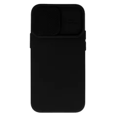   Camshield Soft - Samsung S926 Galaxy S24 Plus (2024) por- és kameravédős szilikon tok fekete
