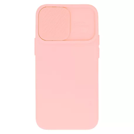 Camshield Soft - Samsung S921 Galaxy S24 (2024) por- és kameravédős szilikon tok lazac színű