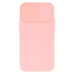   Camshield Soft - Samsung S926 Galaxy S24 Plus (2024) por- és kameravédős szilikon tok lazac színű