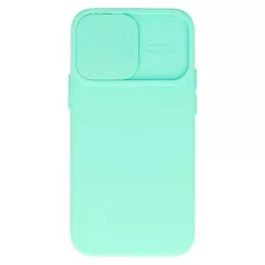   Camshield Soft - Apple iPhone X / XS por- és kameravédős szilikon tok menta