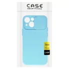 Camshield Soft - Apple iPhone 13 (6.1) por- és kameravédős szilikon tok világoskék