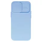 Camshield Soft - Apple iPhone 13 (6.1) por- és kameravédős szilikon tok világoslila