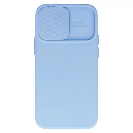 Camshield Soft - Apple iPhone 13 Pro (6.1) por- és kameravédős szilikon tok világoslila