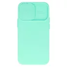 Camshield Soft - Apple iPhone 14 (6.1) por- és kameravédős szilikon tok menta