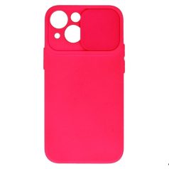   Camshield Soft - Apple iPhone 14 Plus (6.7) por- és kameravédős szilikon tok pink