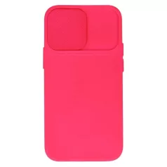   Camshield Soft - Apple iPhone 14 Plus (6.7) por- és kameravédős szilikon tok pink