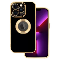   Beauty Case - Apple iPhone 14 Pro Max (6.7) kameravédős szilikon tok fekete
