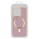 Beauty Magsafe Case - Apple iPhone 14 Pro Max (6.7) kameravédős szilikon tok lila