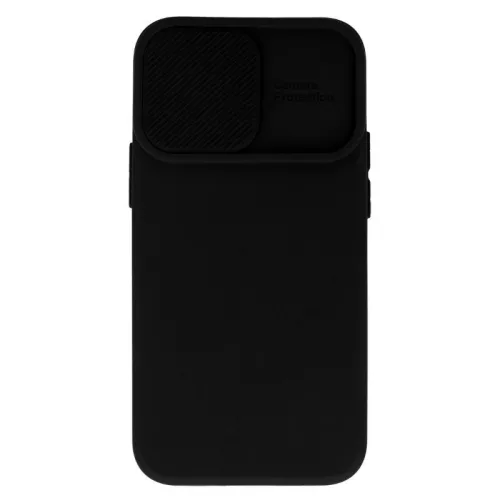 Camshield Soft - Samsung S918 Galaxy S23 Ultra (2023) por- és kameravédős szilikon tok fekete