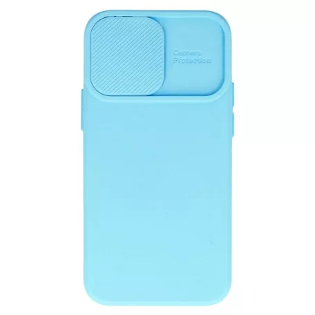 Camshield Soft - Samsung A145 / A146 Galaxy A14 4G / 5G por- és kameravédős szilikon tok világoskék