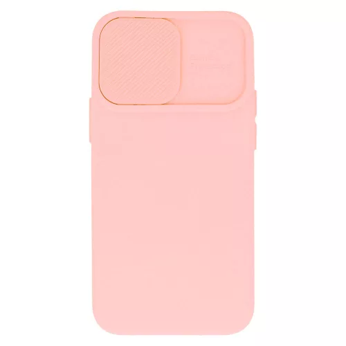 Camshield Soft - Samsung S911 Galaxy S23 (2023) por- és kameravédős szilikon tok lazac színű