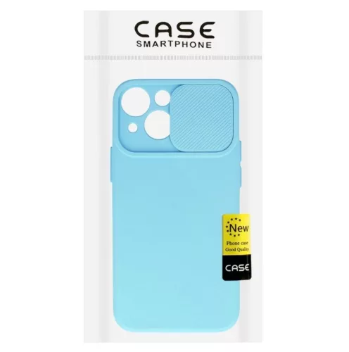 Camshield Soft - Samsung S918 Galaxy S23 Ultra (2023) por- és kameravédős szilikon tok világoskék