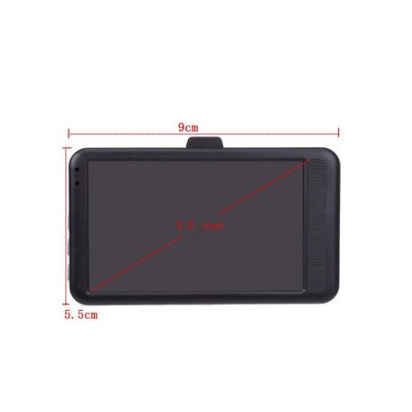 Szélvédőre szerelhető autós menetrögzítő kamera DVR-02 3" kijelzővel, tolatókamerával