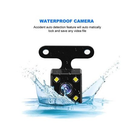 Szélvédőre szerelhető autós menetrögzítő kamera DVR-03 4,0" kijelzővel, tolatókamerával