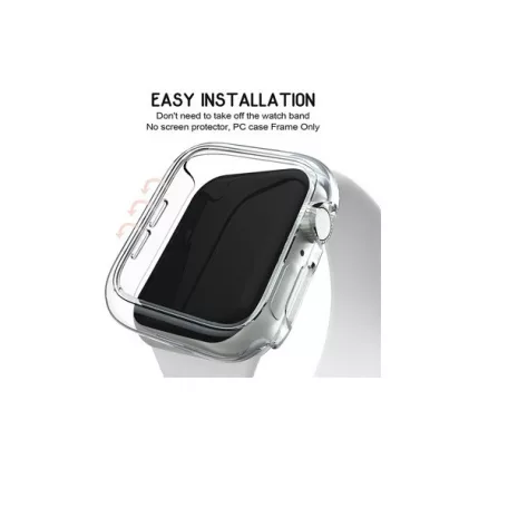 Apple Watch 45mm szilikon tok fekete