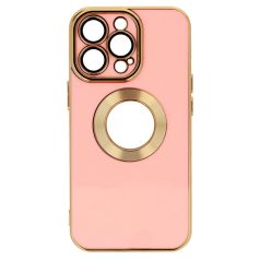   Beauty Case - Apple iPhone 15 (6.1) kameravédős szilikon tok pink