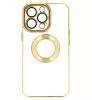 Beauty Case - Apple iPhone 15 Pro (6.1) kameravédős szilikon tok fehér