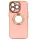 Beauty Case - Apple iPhone 15 Pro (6.1) kameravédős szilikon tok pink