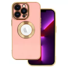   Beauty Case - Apple iPhone 15 Pro (6.1) kameravédős szilikon tok pink