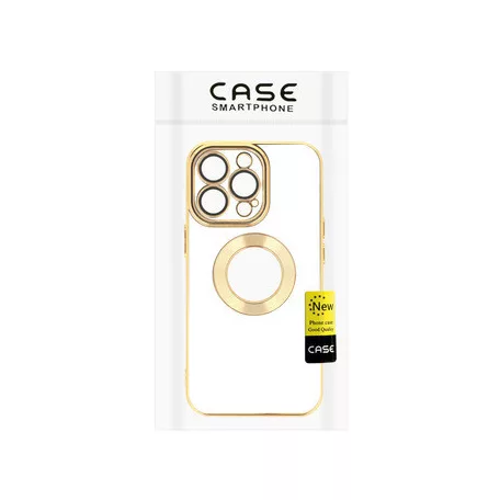 Beauty Case - Apple iPhone 15 Plus (6.7) kameravédős szilikon tok fehér