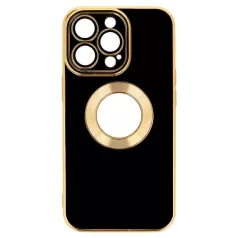   Beauty Case - Apple iPhone 15 Plus (6.7) kameravédős szilikon tok fekete