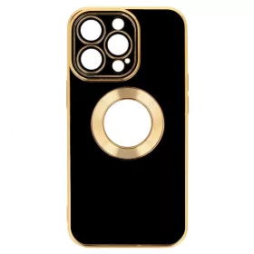   Beauty Case - Apple iPhone 15 Plus (6.7) kameravédős szilikon tok fekete