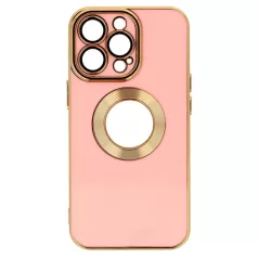   Beauty Case - Apple iPhone 15 Plus (6.7) kameravédős szilikon tok pink