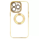 Beauty Case - Apple iPhone 15 Pro Max (6.7) kameravédős szilikon tok fehér