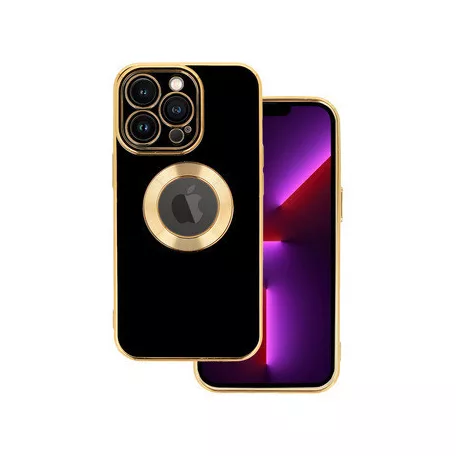 Beauty Case - Apple iPhone 15 Pro Max (6.7) kameravédős szilikon tok fekete