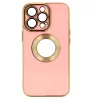 Beauty Case - Apple iPhone 15 Pro Max (6.7) kameravédős szilikon tok pink