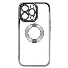 Beauty Clear - Apple iPhone 15 (6.1) kameravédős szilikon tok fekete