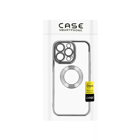 Beauty Clear - Apple iPhone 15 Pro Max (6.7) kameravédős szilikon tok fekete