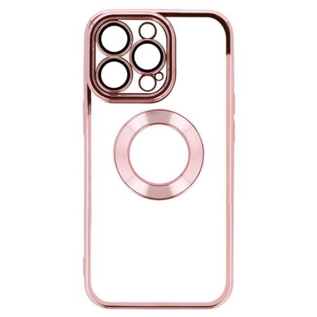 Beauty Clear - Apple iPhone 15 Pro Max (6.7) kameravédős szilikon tok pink