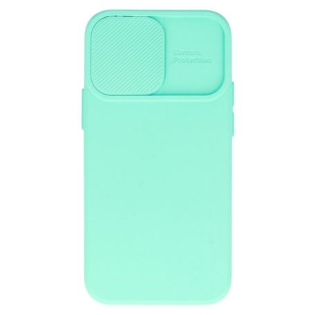 Camshield Soft - Xiaomi Redmi Note 12 5G / Poco X5 por- és kameravédős szilikon tok menta
