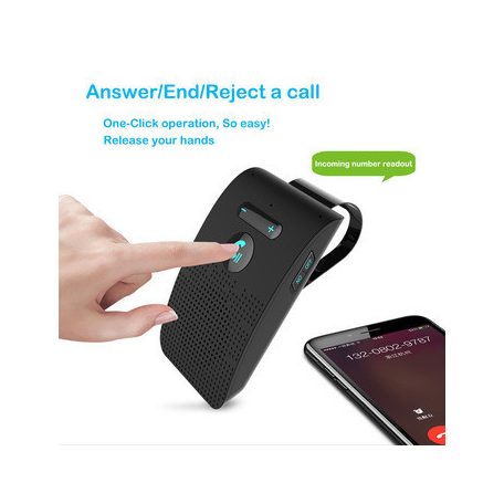 Autós bluetooth BT5.0 + EDR multipointos kihangosító zajszűrős mikrofonnal