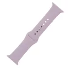 Apple Watch 38mm / 40mm / 41mm szilikon óraszíj rozéarany (S / M)