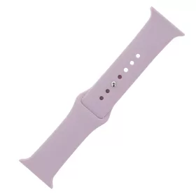   Apple Watch 38mm / 40mm / 41mm szilikon óraszíj rozéarany (S / M)