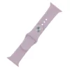 Apple Watch 38mm / 40mm / 41mm szilikon óraszíj rozéarany (M / L)